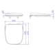 Assento Plástico Slow Close Flex Branco Deca - eecd6539-f886-4611-a982-e9f3fd03a566
