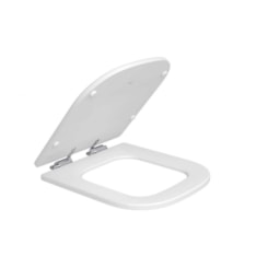 Assento Poliéster Slow Close Monocromático Branco Deca