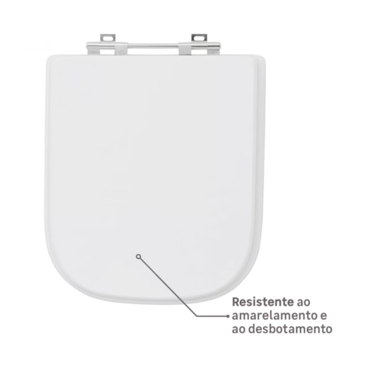 Assento Poly Quadra Quadra/Piano/Polo/Axis/Unic/Gap Branco Sicmol - Imagem principal - 077b1ca0-4798-4a92-bbda-72c8164e11ed