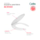 Assento Sanitário Acesso Com Abertura Frontal Branco Celite - 8ba559ca-8d96-4b80-8ee2-b2fbe0759f77