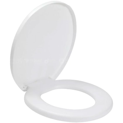 Assento Sanitário Almofadado Comfort Branco Amanco