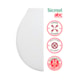 Assento Sanitário Almofadado Convencional Delicat Branco Sicmol - 52a30354-f978-4a06-9f78-f90bab0f50d3