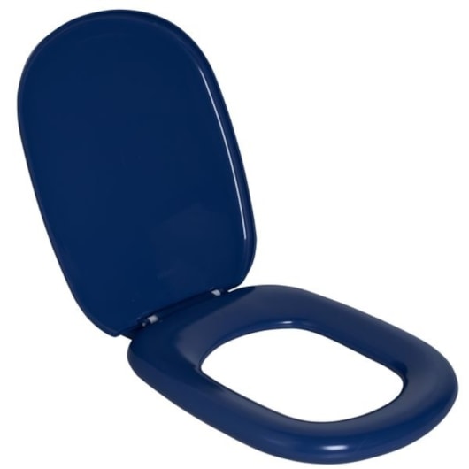 Assento Sanitário Almofadado Paris Azul Astra  - Imagem principal - e957e34e-4b4a-486f-ab26-d7217156ee18