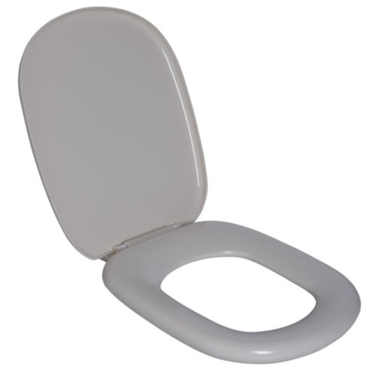 Assento Sanitário Almofadado Paris Branco Astra  - Imagem principal - f327175b-efb4-4230-9e04-bd810fac2f54