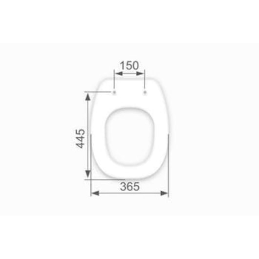 Assento Sanitário Almofadado Paris Sabatini Ttp/K*Nv-89 Neve Astra - Imagem principal - a194eda2-77c4-4a06-93f8-d52c0e5146eb