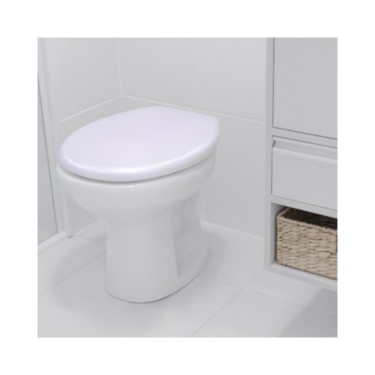 Assento Sanitário Almofadado Tpk/as Branco Astra - Imagem principal - 063171e7-c9f8-40f4-9f85-f23b939b6e54