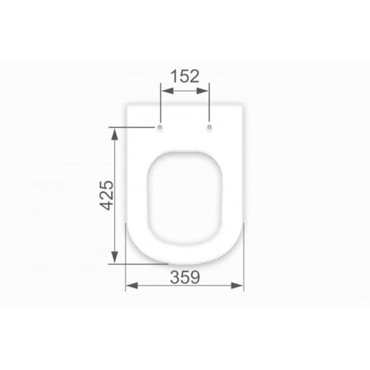 Assento Sanitário Almofadado Vogue Plus Cinza Astra - Imagem principal - 55e5a1cf-a0ed-466c-9fc4-68092fd45e5f