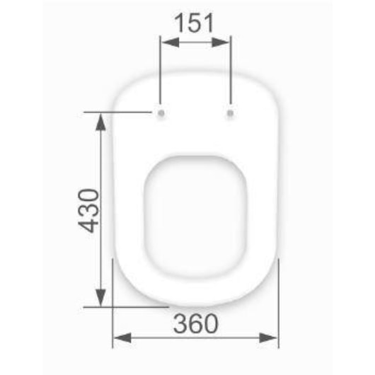 Assento Sanitário Almofadado Vogue Plus Tvg/K Creme Astra - Imagem principal - e9a60db9-3e4c-49fd-a6d0-4b733869b855