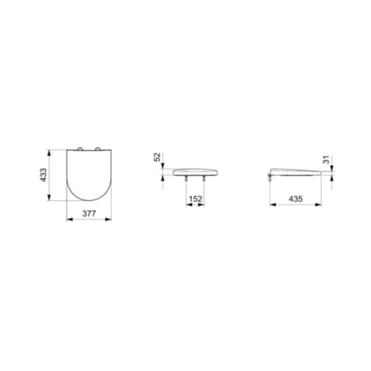 Assento Sanitário Amortecido Smart Branco Celite - Imagem principal - abd3af4f-6060-422f-82d5-7fffb3d20ffb