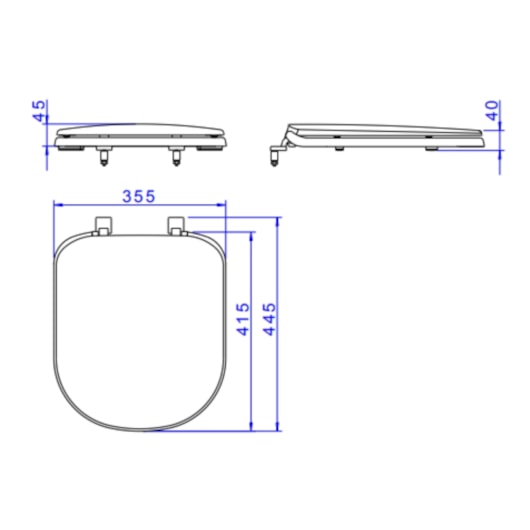 Assento Sanitário De Plástico Vogue Plus Branco Deca - Imagem principal - 82cf06e6-5a57-4e46-b897-ea36875cdda2