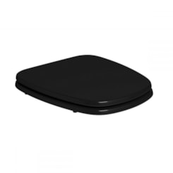 Assento Sanitário De Poliéster Com Fixação Cromada Monte Carlo Ap81 Ébano Deca