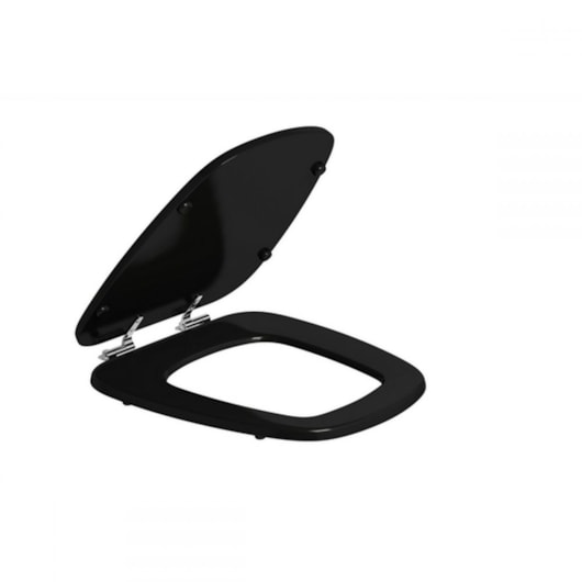 Assento Sanitário De Poliéster Com Fixação Cromada Monte Carlo Ap81 Ébano Deca - Imagem principal - 7bc82850-20b2-4076-9e5e-706d129b6fc3