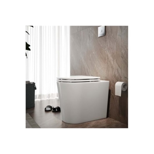 Assento Sanitário De Poliester Slow Close Com Microban Carrara/Duna/Lk/Nuova/Level  Branco Deca - Imagem principal - ad765c46-edcd-44b2-be8c-dd3d5f81909a