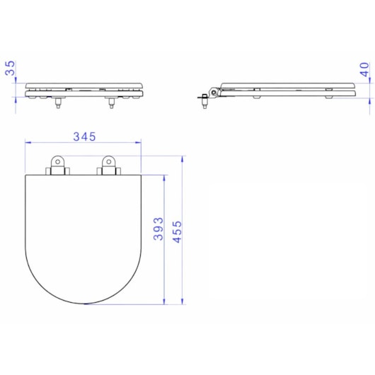 Assento Sanitário de Poliéster Slow Close Microban Carrara/Duna/Lk/Nuova/Level Branco Deca - Imagem principal - cc6611c5-e22a-4a03-b47f-e2e9b60f8b03