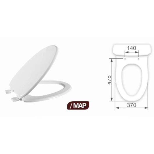 Assento Sanitário Em Mdf Pintado Suíte Branco Astra - Imagem principal - ddeb0a67-b11e-45e3-987d-a917357171a5