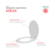 Assento Sanitário Mdf Azálea Branco Sicmol - 97048c41-09d7-412e-9f04-587776e52210