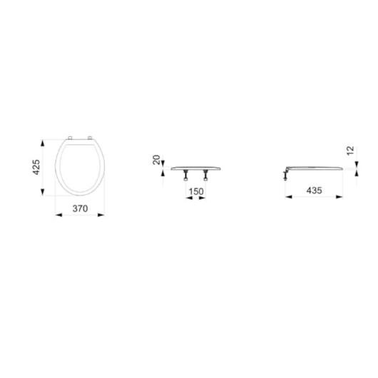 Assento Sanitário Original PP Eco Universal Cinza  Incepa - Imagem principal - 950a2478-4f82-402a-bfba-79c4736be016