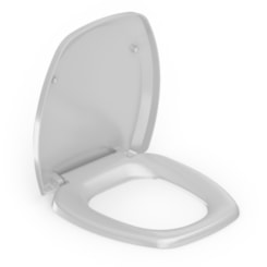 Assento Sanitário Original Pp Softclose Thema Plus Cinza Platina Incepa