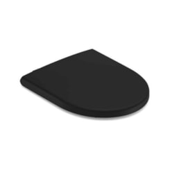 Assento Sanitário Original Termofixo Soft Close Neo Mate Black Incepa