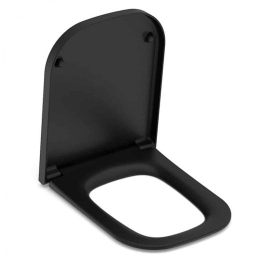 Assento Sanitário Original Termofixo Softclose Elite Matte Black Celite - Imagem principal - 4800e270-f2e8-4e6e-9168-a89e849ee17d