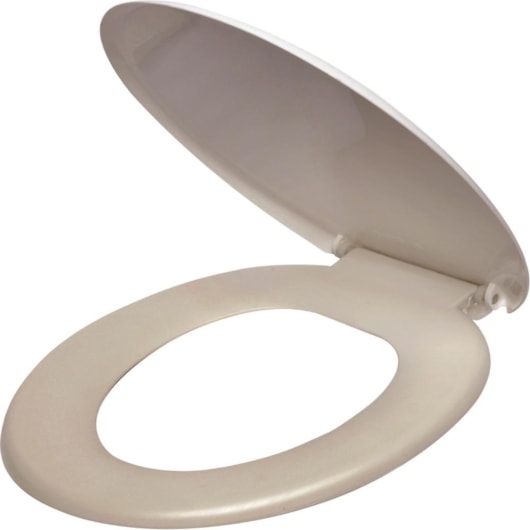 Assento Sanitário Plástico Soprado Básico Bege Atlas - Imagem principal - 750b9535-de1e-43b4-aed4-616a81a9d088