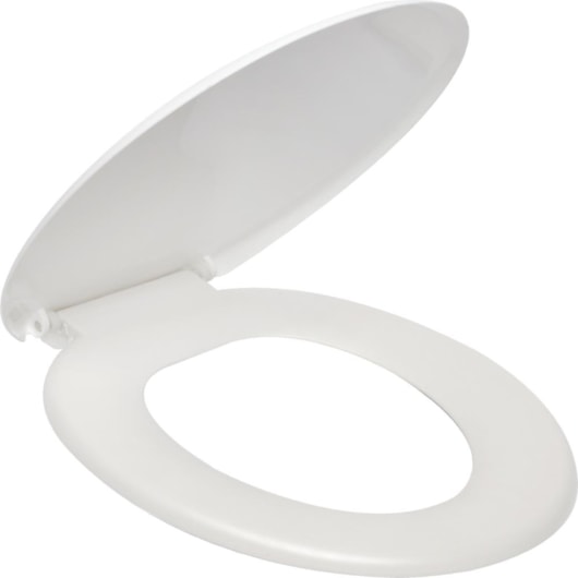 Assento Sanitário Plástico Soprado Básico Branco Atlas - Imagem principal - e794f215-1b54-4af0-a34e-e78ab7fdab87