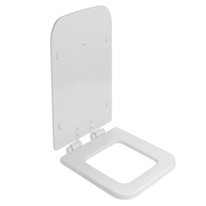 Assento Sanitário Poliéster Monocromático Living Branco  Deca