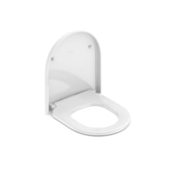 Assento Sanitário Polipropileno Softclose Com Fácil Remoçao Smart Slim Riviera Branco Celite