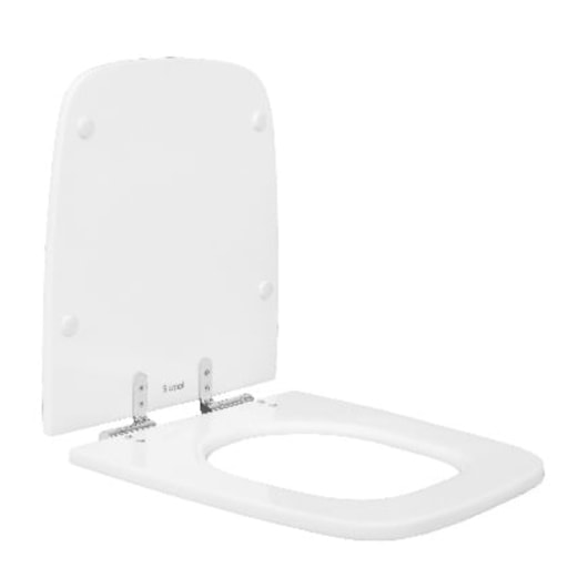 Assento Sanitário Soft Close Polyester Boss Sofisticato Branco Sicmol - Imagem principal - 5573bab2-6b42-448d-a97b-1d46031aa636