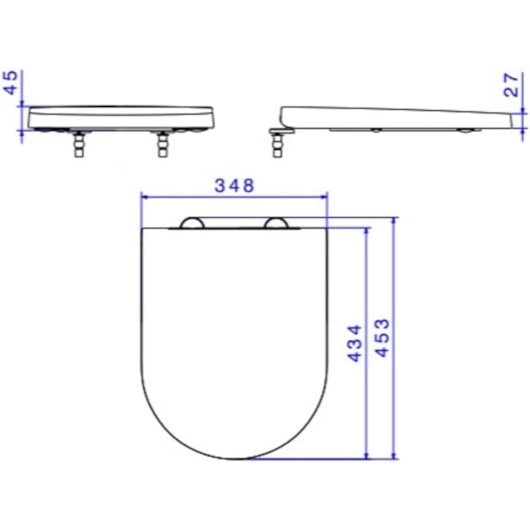 Assento Sanitário Termofixo Amortecido Easyclean Carrara/Duna/Link/Nuova/Level Branco Deca - Imagem principal - f38358a7-79b6-4081-a0b2-9097b8e198d1