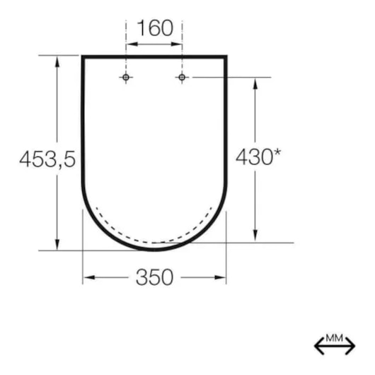 Assento Sanitário Termofixo Amortecido Gap Branco Roca - Imagem principal - ff3ecfd3-4fd8-4384-8bff-bab0f71c5d11