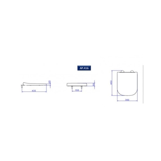 Assento Sanitário Termofixo Com Slow Close E Easy Clean Axis/Quadra/Polo/Unic Branco Deca - Imagem principal - 0b9828d8-9060-4986-9de0-d8e6009729bd