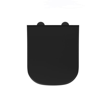 Assento Sanitário Termofixo Com Slow Close Easy Clean Polo Unic Axis Ébano Fosco Deca