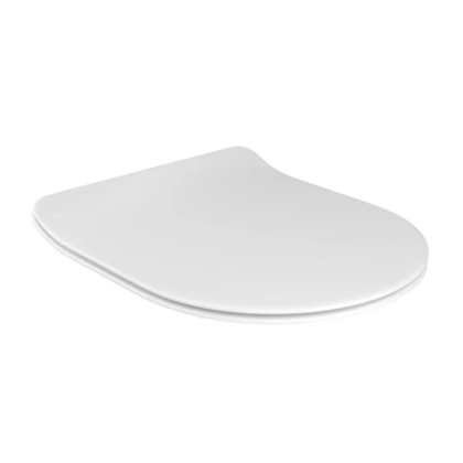Assento Termofixo Slim com Slow Close e Easy Clean Nuova/Carrara/LK Branco Deca