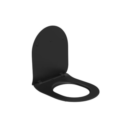Assento Termofixo Slim com Slow Close e Easy Clean Nuova/Carrara/LK Ebano Fosco Deca