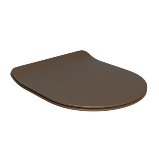 Assento Termofixo Slim com Slow Close e Easy Clean Nuova/Carrara/LK Marrom Fosco Deca - Imagem principal - 22f21361-baf1-43de-afb9-a95c9c7cd978