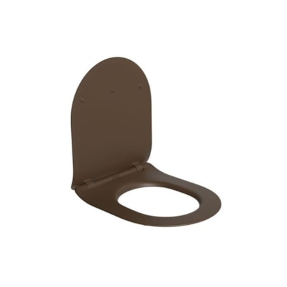 Assento Termofixo Slim com Slow Close e Easy Clean Nuova/Carrara/LK Marrom Fosco Deca