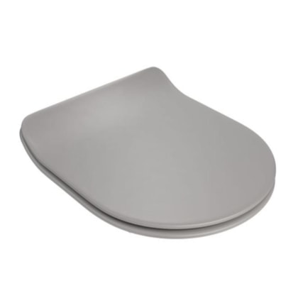Assento Termofixo Slim com Slow Close e Easy Clean Nuova/Carrara/LK Soft Antracite Deca
