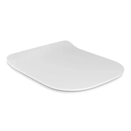 Assento Termofixo Slim com Slow Close e Easy Clean Quadra/Axis Branco Deca