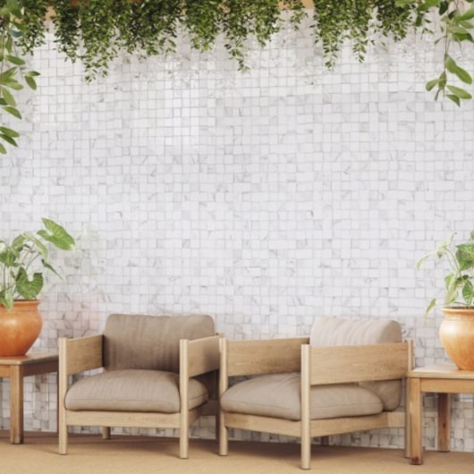 Azulejo Biancogres Quantum Carrara 45x90cm Retificado - Imagem principal - 64dbc9dc-419a-4543-ae19-959dd97dad52