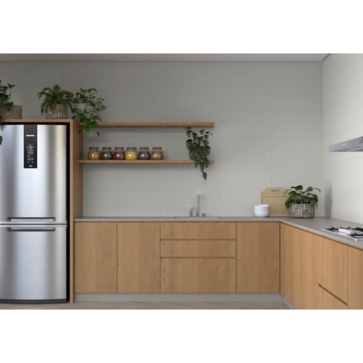Azulejo Eliane Forma Cimento Acetinado 33x61cm Bold - Imagem principal - f56be6ea-e955-470c-81b8-86c05c48bf47