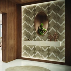 Azulejo Embramaco Galaxia Gray Rt57511 Brilhante 33x60cm Retificado