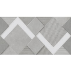 Azulejo Embramaco Galaxia Gray Rt57511 Brilhante 33x60cm Retificado