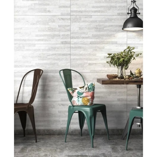 Azulejo Fioranno Cagliari Grigio Plus Acetinado 37x74cm Retificado - Imagem principal - 3577369c-efc2-4f97-8cbb-5ff5ce35760e