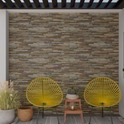 Azulejo Marmocerâmica Minerale Ferro Rustico 39x75cm Retificado