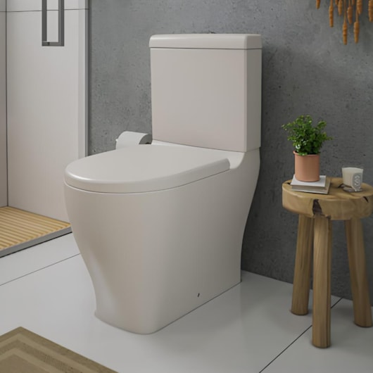 Bacia Com Caixa Acoplada Softclose Branco Celite 63,5 cm - Imagem principal - d3484505-6df6-4189-8378-84e51d643f20