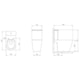 Bacia para caixa Rimless Ona Branco Roca - 015b0b6b-edda-4689-ba07-a2855d79cfd7