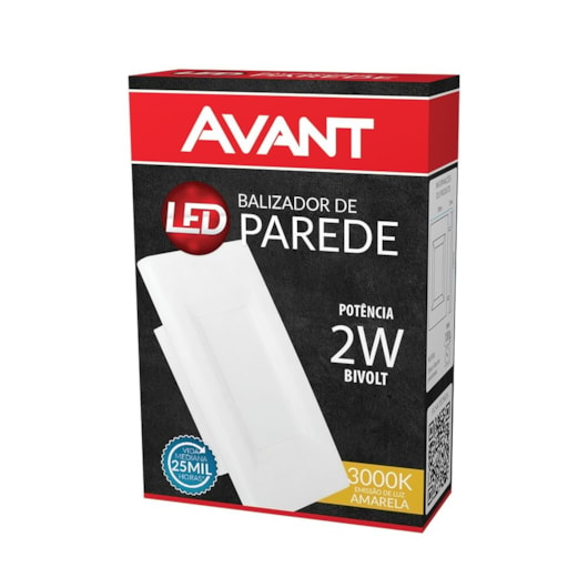 Balizador Elegance 2w 3000k Bivolt Ip20 4x2 Emissão De Luz Amarela Avant - Imagem principal - 8abbc9cb-c1db-46bc-b0b6-7e899732984b