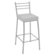 Banco Paris Prata e Branco Metalnew 75cm - 651c9be8-b5d6-46c3-921c-93f90ae26d1a