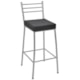 Banco Paris Prata e Preto Metalnew 75cm - b556811b-4a94-43d6-8150-87532d9d6ef8